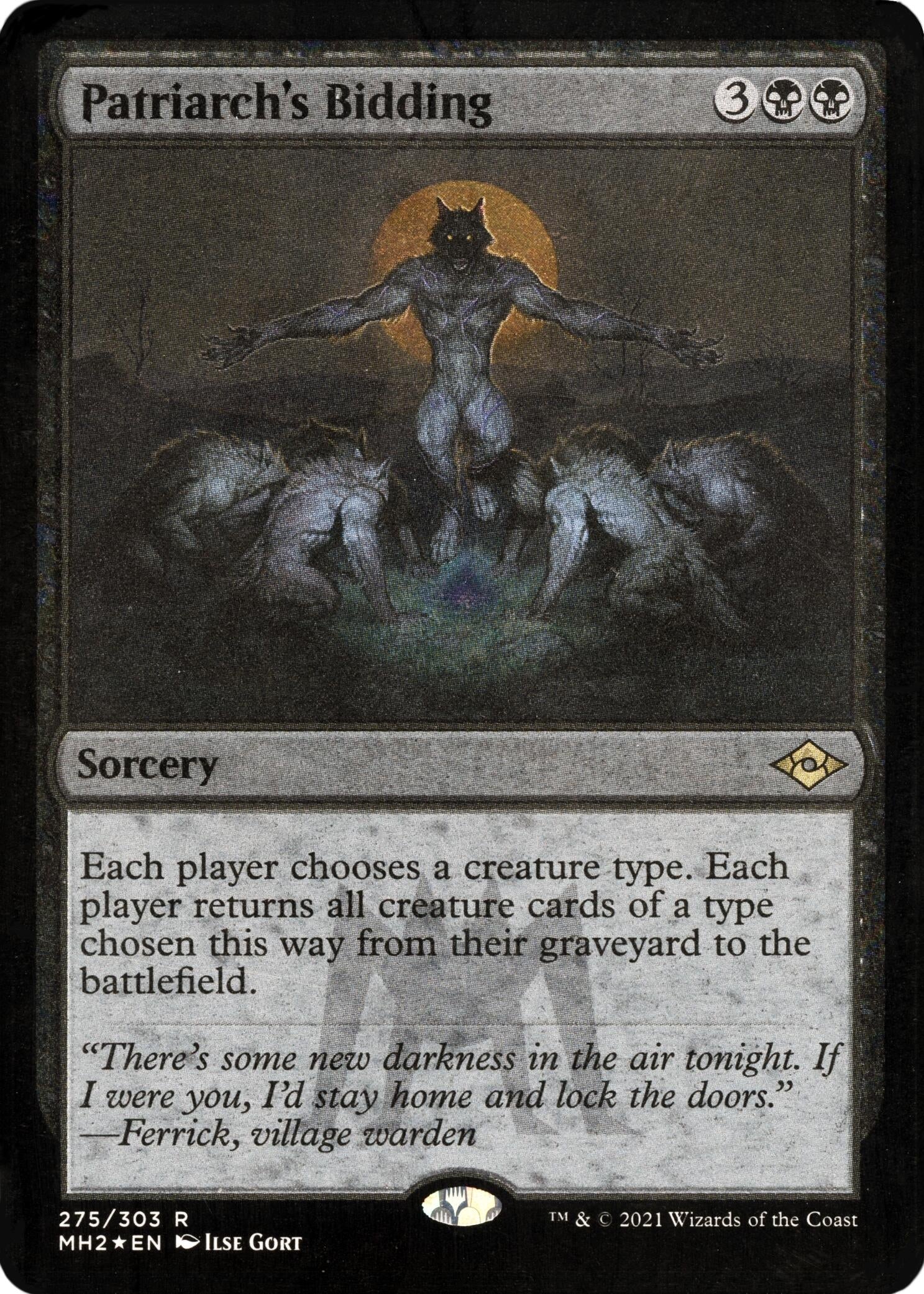 Image for Patriarch's Bidding (Foil Etched) (Modern Horizons 2) (275) - Magic: The Gathering