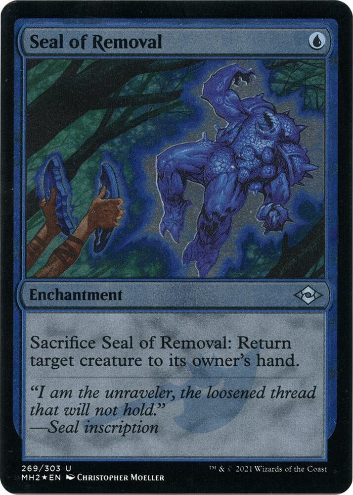 Image for Seal of Removal (Foil Etched) (Modern Horizons 2) (269) - Magic: The Gathering