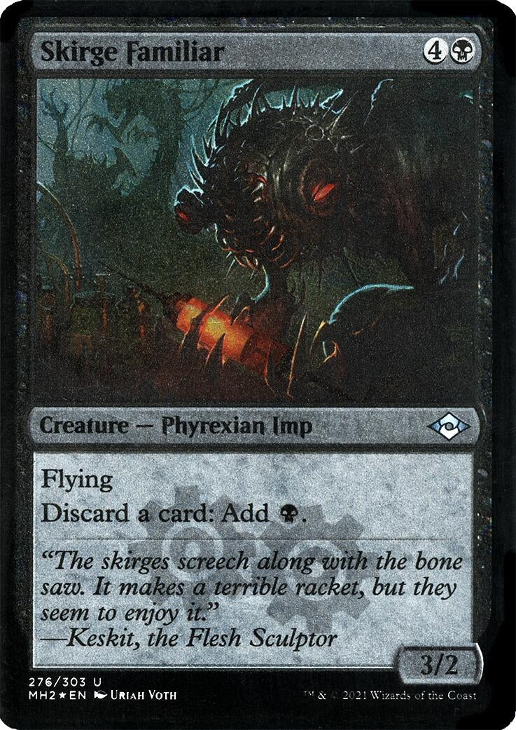 Image for Skirge Familiar (Foil Etched) (Modern Horizons 2) (276) - Magic: The Gathering