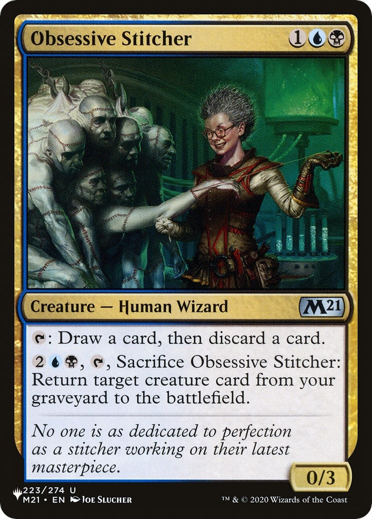 Image for Obsessive Stitcher (The List Reprints) (223/274) - Magic: The Gathering