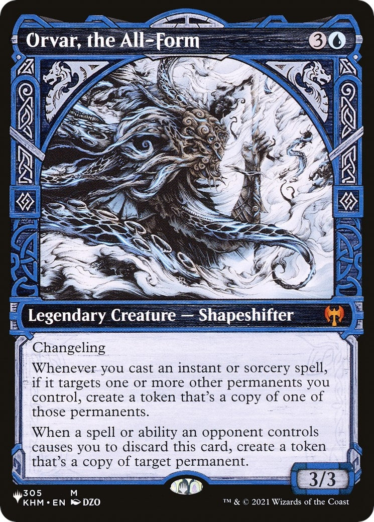 Image for Orvar, the All-Form (Showcase) (The List Reprints) (305/285) - Magic: The Gathering