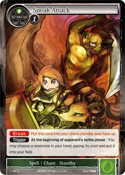 Image for Sneak Attack (The Dawn of Valhalla) (1-166) - Force of Will