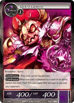 Image for Jack-o-Lantern (The Dawn of Valhalla) (1-176) - Force of Will