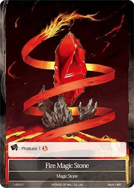 Image for Fire Magic Stone (The Dawn of Valhalla) (1-203) - Force of Will