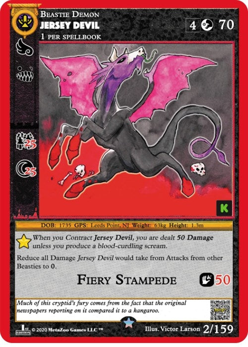 Image for Jersey Devil (Cryptid Nation: Kickstarter Edition) (2) - MetaZoo