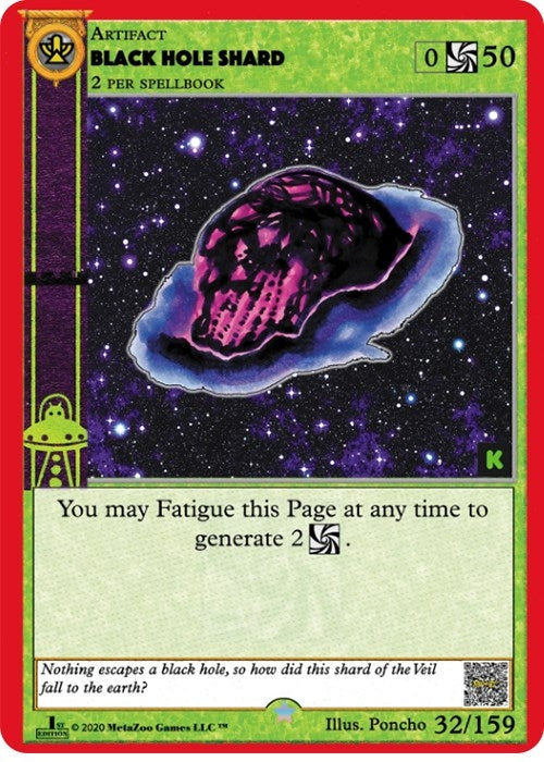 Image for Black Hole Shard (Cryptid Nation: Kickstarter Edition) (32) - MetaZoo