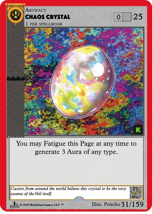 Image for Chaos Crystal (Cryptid Nation: Kickstarter Edition) (31) - MetaZoo