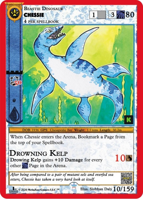 Image for Chessie (Cryptid Nation: Kickstarter Edition) (10) - MetaZoo