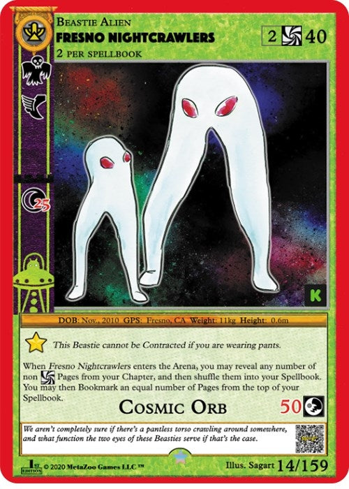 Image for Fresno Nightcrawlers (Cryptid Nation: Kickstarter Edition) (14) - MetaZoo