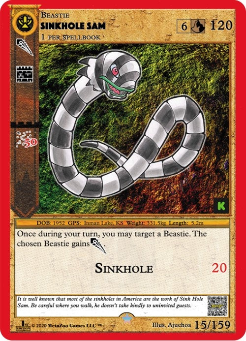Image for Sinkhole Sam (Cryptid Nation: Kickstarter Edition) (15) - MetaZoo