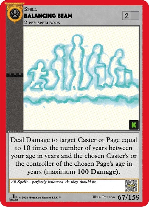Image for Balancing Beam (Cryptid Nation: Kickstarter Edition) (67) - MetaZoo