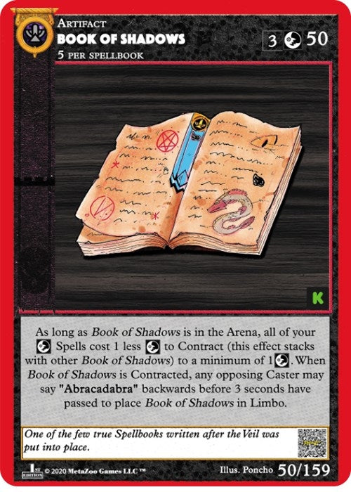 Image for Book Of Shadows (Cryptid Nation: Kickstarter Edition) (50) - MetaZoo
