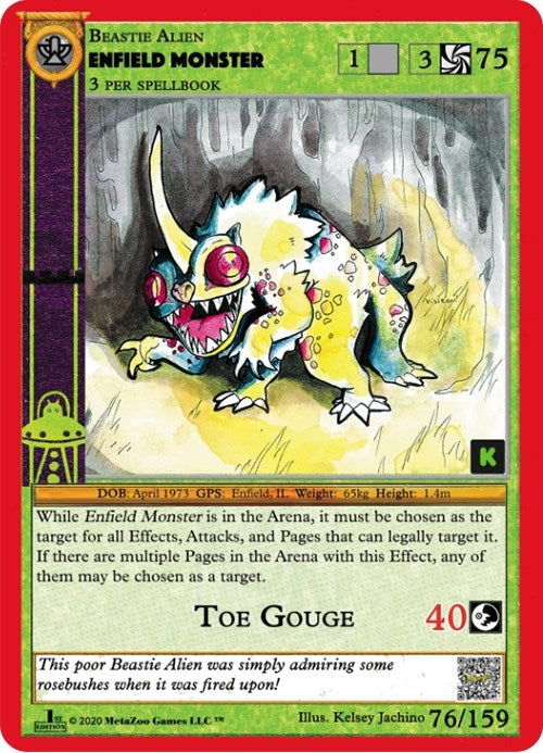 Image for Enfield Monster (Cryptid Nation: Kickstarter Edition) (76) - MetaZoo