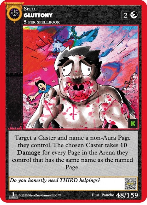 Image for Gluttony (Cryptid Nation: Kickstarter Edition) (48) - MetaZoo