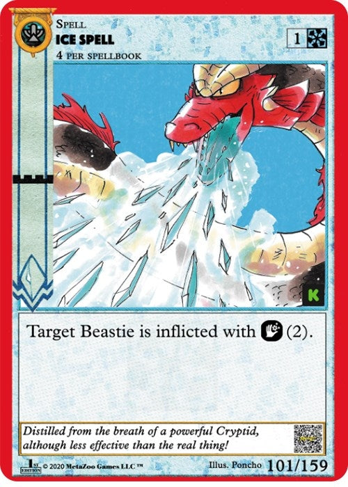 Image for Ice Spell (Cryptid Nation: Kickstarter Edition) (101) - MetaZoo