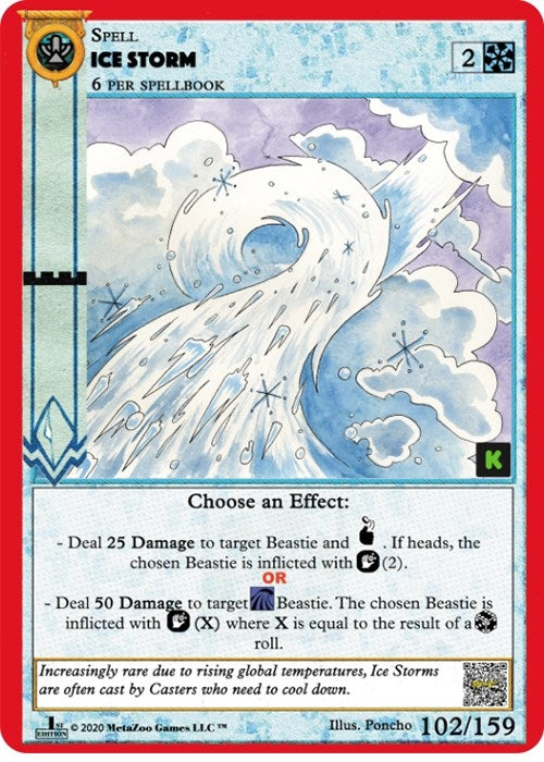 Image for Ice Storm (Cryptid Nation: Kickstarter Edition) (102) - MetaZoo