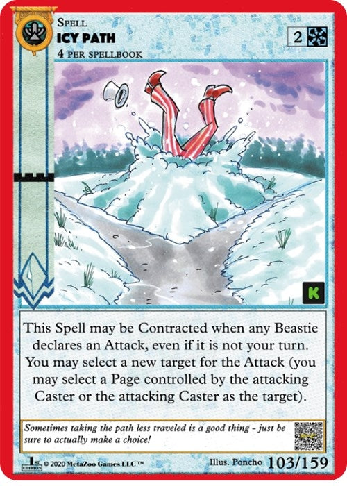 Image for Icy Path (Cryptid Nation: Kickstarter Edition) (103) - MetaZoo