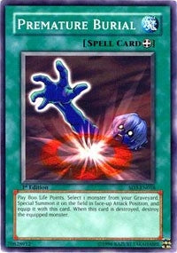Image for Premature Burial (Structure Deck: Blaze of Destruction) (SD3-EN018) - YuGiOh