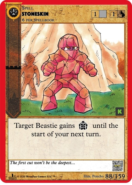 Image for Stoneskin (Cryptid Nation: Kickstarter Edition) (88) - MetaZoo