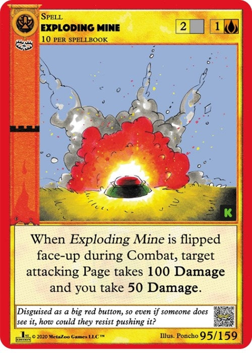 Image for Exploding Mine (Cryptid Nation: Kickstarter Edition) (95) - MetaZoo