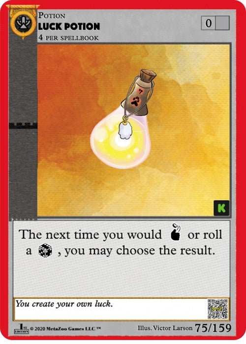 Image for Luck Potion (Cryptid Nation: Kickstarter Edition) (75) - MetaZoo