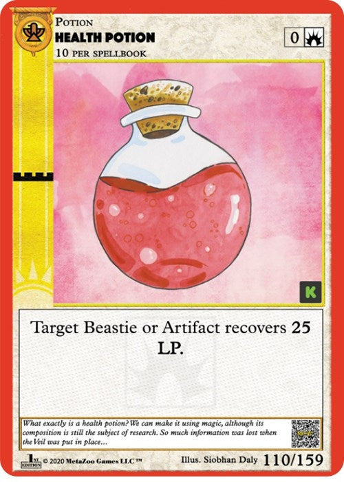 Image for Health Potion (Cryptid Nation: Kickstarter Edition) (110) - MetaZoo
