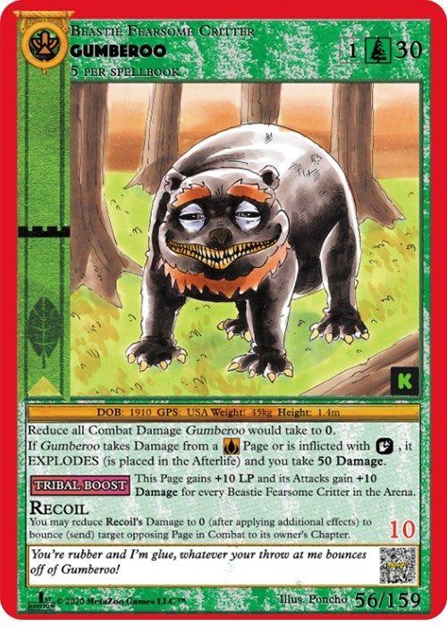 Image for Gumberoo (Cryptid Nation: Kickstarter Edition) (56) - MetaZoo
