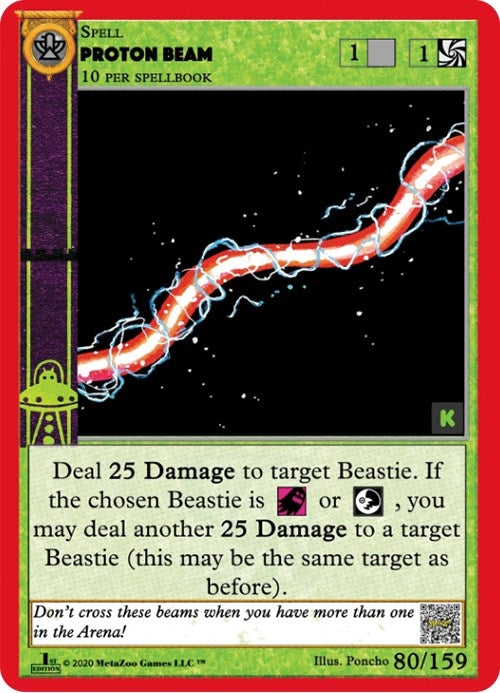 Image for Proton Beam (Cryptid Nation: Kickstarter Edition) (80) - MetaZoo