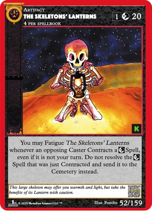 Image for The Skeletons' Lanterns (Cryptid Nation: Kickstarter Edition) (52) - MetaZoo
