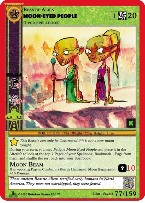 Image for Moon-Eyed People (Cryptid Nation: Kickstarter Edition) (77) - MetaZoo