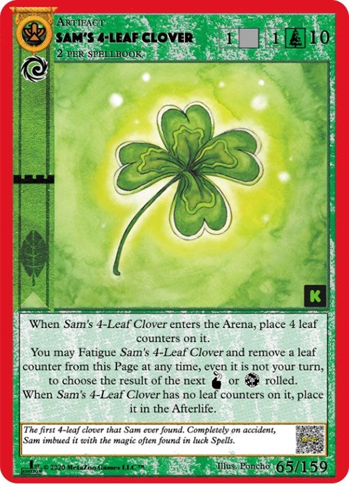 Image for Sam's 4-Leaf Clover (Cryptid Nation: Kickstarter Edition) (65) - MetaZoo