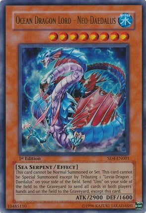 Image for Ocean Dragon Lord - Neo-Daedalus (Structure Deck: Fury from the Deep) (SD4-EN001) - YuGiOh