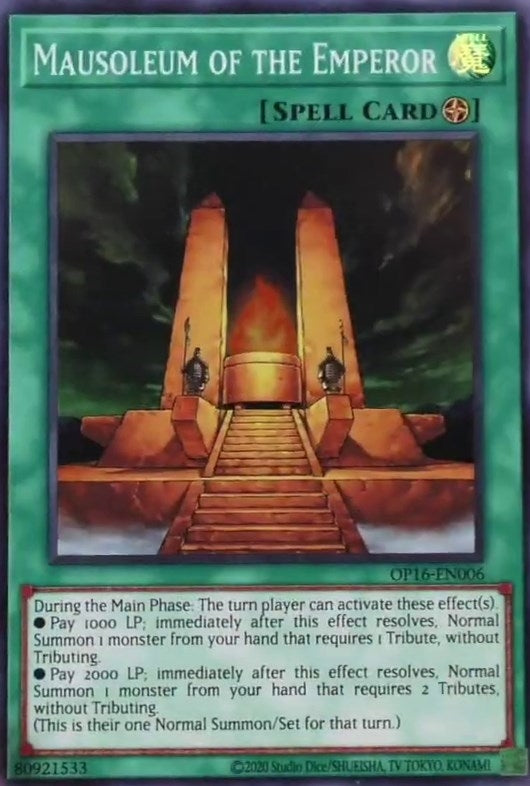Image for Mausoleum of the Emperor (OTS Tournament Pack 16) (OP16-EN006) - YuGiOh