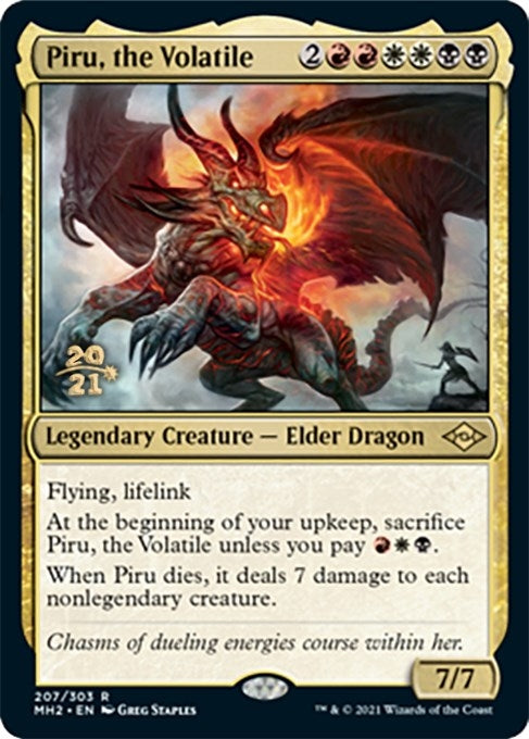 Image for Piru, the Volatile (Prerelease Cards) (207) - Magic: The Gathering