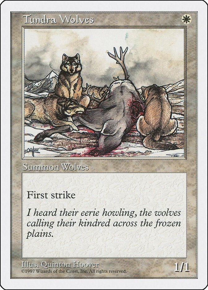 Image for Tundra Wolves (Fifth Edition) - Magic: The Gathering