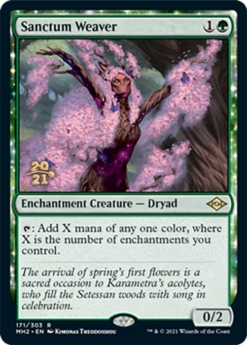 Image for Sanctum Weaver (Prerelease Cards) (171) - Magic: The Gathering