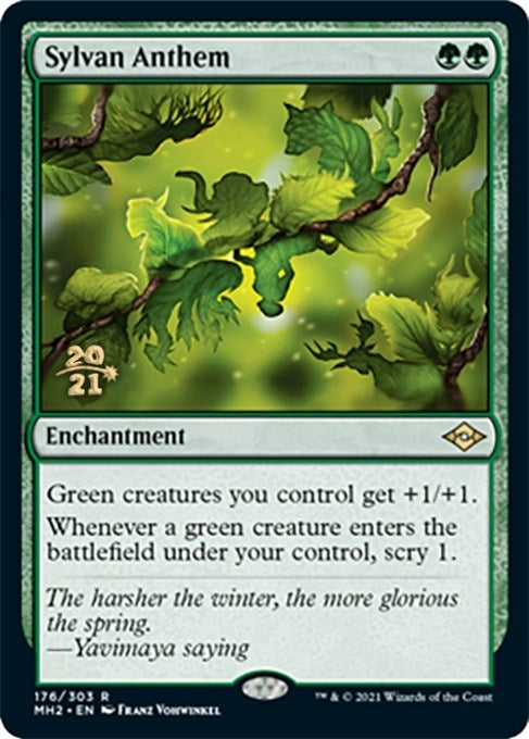 Image for Sylvan Anthem (Prerelease Cards) (176) - Magic: The Gathering