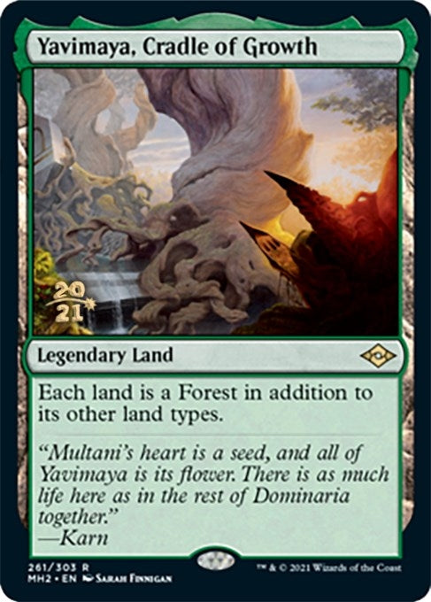 Image for Yavimaya, Cradle of Growth (Prerelease Cards) (261) - Magic: The Gathering