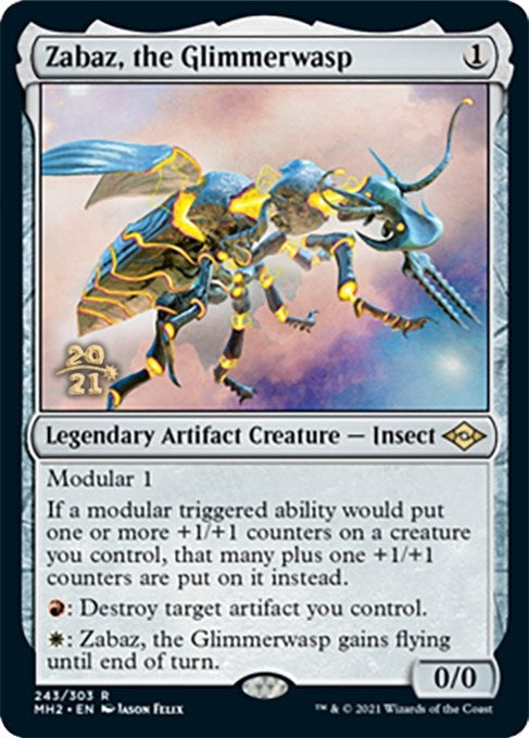 Image for Zabaz, the Glimmerwasp (Prerelease Cards) (243) - Magic: The Gathering