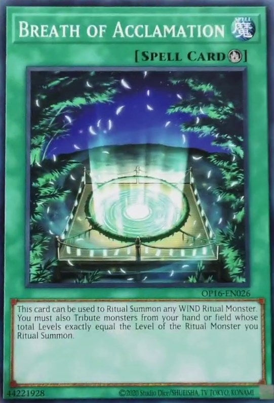 Image for Breath of Acclamation (OTS Tournament Pack 16) (OP16-EN026) - YuGiOh