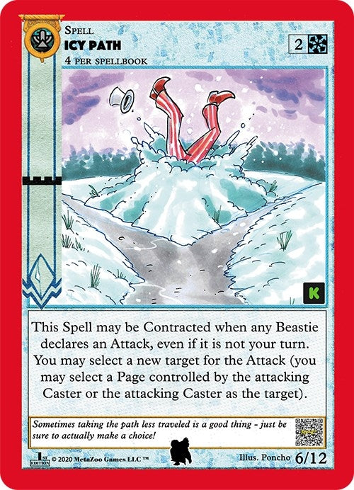 Image for Icy Path (Cryptid Nation: Kickstarter Edition Tribal Theme Decks) (6) - MetaZoo