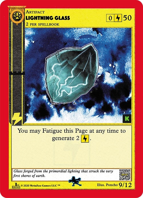 Image for Lightning Glass (Cryptid Nation: Kickstarter Edition Tribal Theme Decks) (9) - MetaZoo