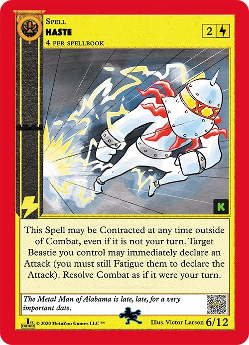 Image for Haste (Cryptid Nation: Kickstarter Edition Tribal Theme Decks) (6) - MetaZoo