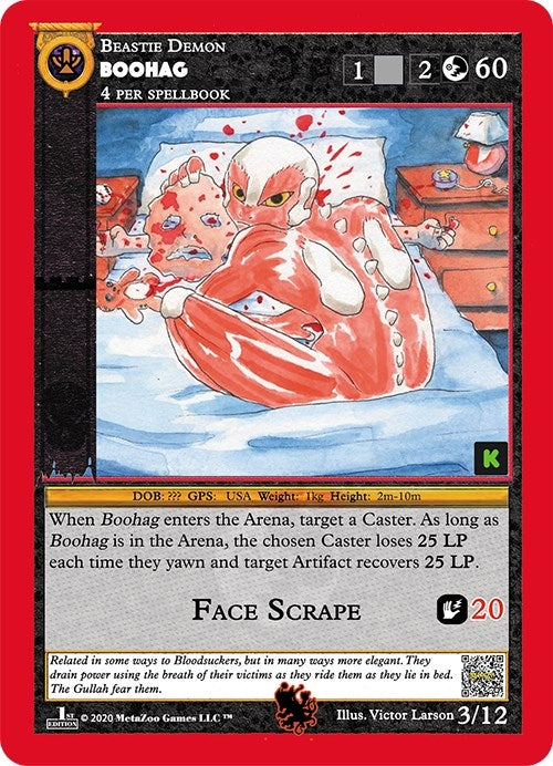 Image for Boohag (Cryptid Nation: Kickstarter Edition Tribal Theme Decks) (3) - MetaZoo