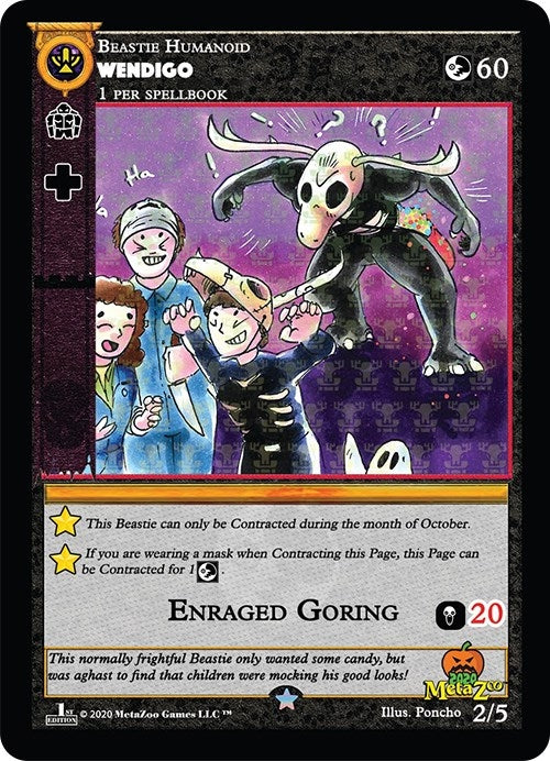 Image for Wendigo (First Edition) (Holiday Promos) (2/5) - MetaZoo