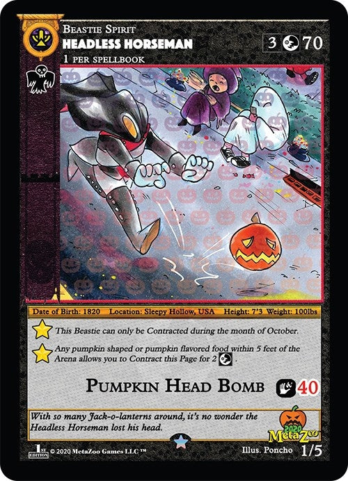 Image for Headless Horseman (First Edition) (Holiday Promos) (1/5) - MetaZoo