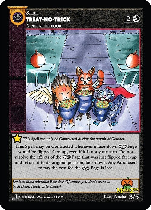 Image for Treat-No-Trick (First Edition) (Holiday Promos) (3/5) - MetaZoo