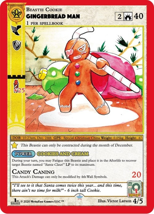 Image for Gingerbread Man (First Edition) (Holiday Promos) (4/5) - MetaZoo