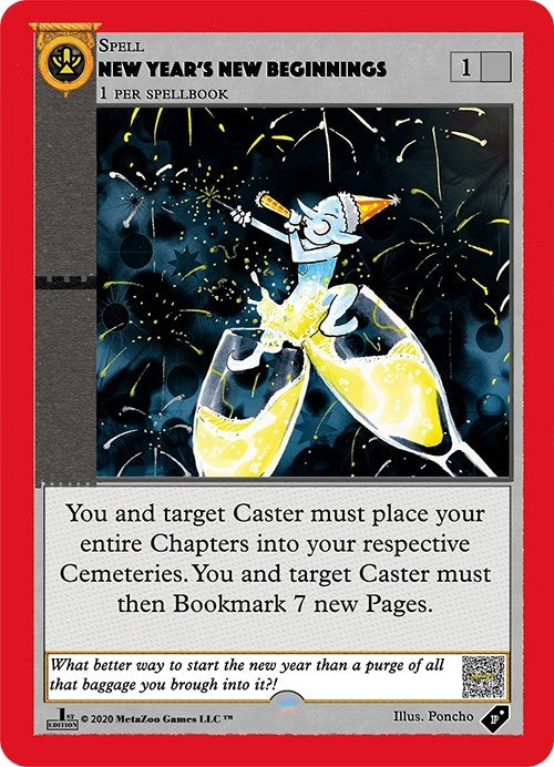 Image for New Year's New Beginnings (First Edition) (Holiday Promos) - MetaZoo