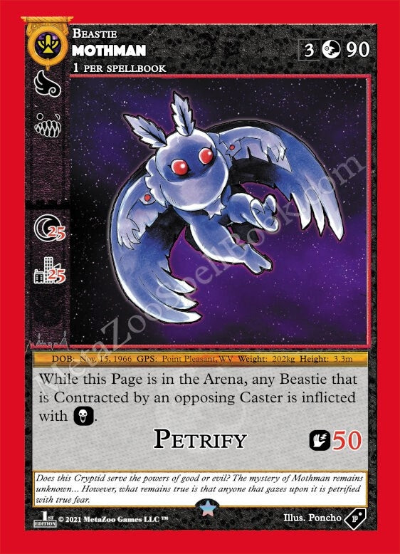 Image for Mothman (Miscellaneous Promos) - MetaZoo